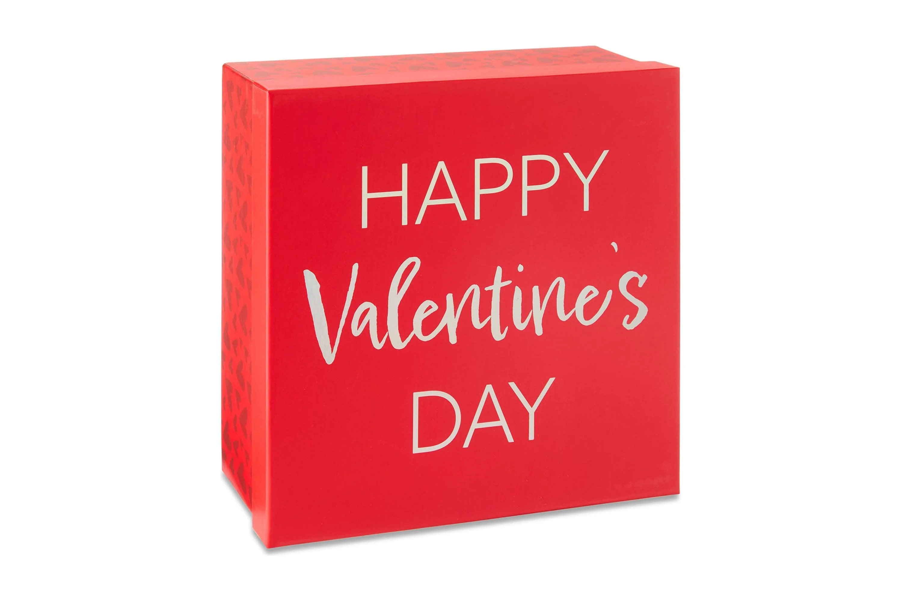 Square Holographic Happy Valentine's Day Gift Box, Red, 8" x 8" x 4", by Way To Celebrate | Walmart (US)
