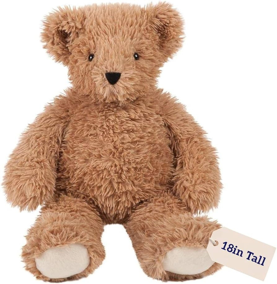 Vermont Teddy Bear Super Soft Almond Brown Teddy Bear – 18 Inch Plush Stuffed Animal to Sleep w... | Amazon (US)