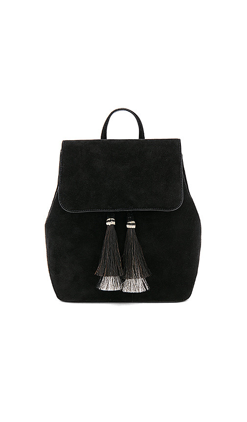 Loeffler Randall Drawstring Backpack in Black. | Revolve Clothing