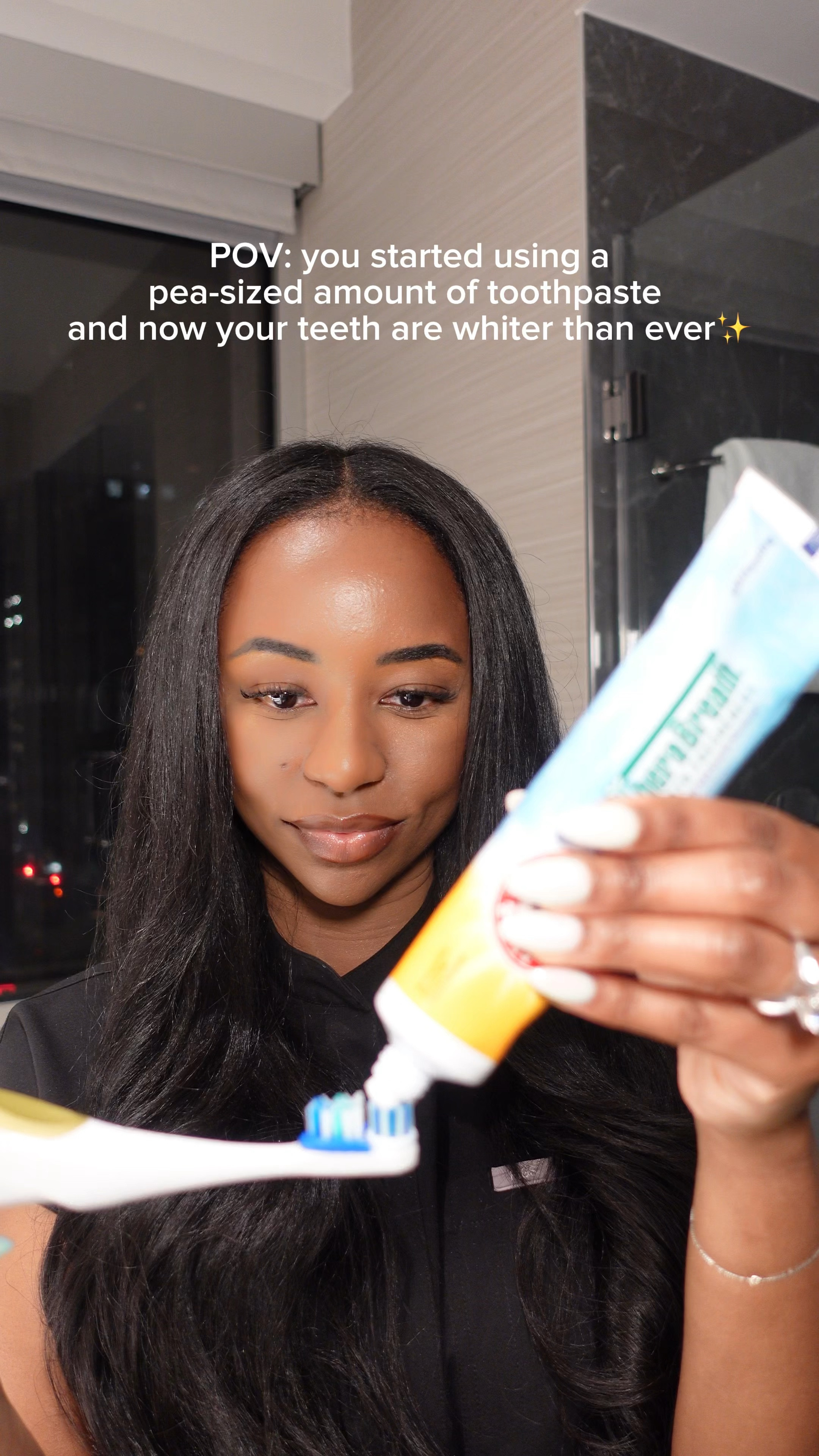 Dental tip of the day: Only use a pea sized amount of toothpaste!

#LTKGiftGuide #LTKBeauty #LTKVideo