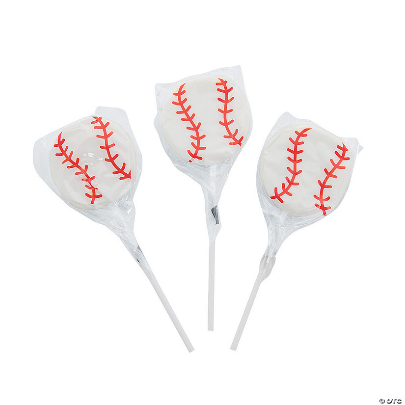 Baseball Lollipops - 12 Pc. | Oriental Trading Company