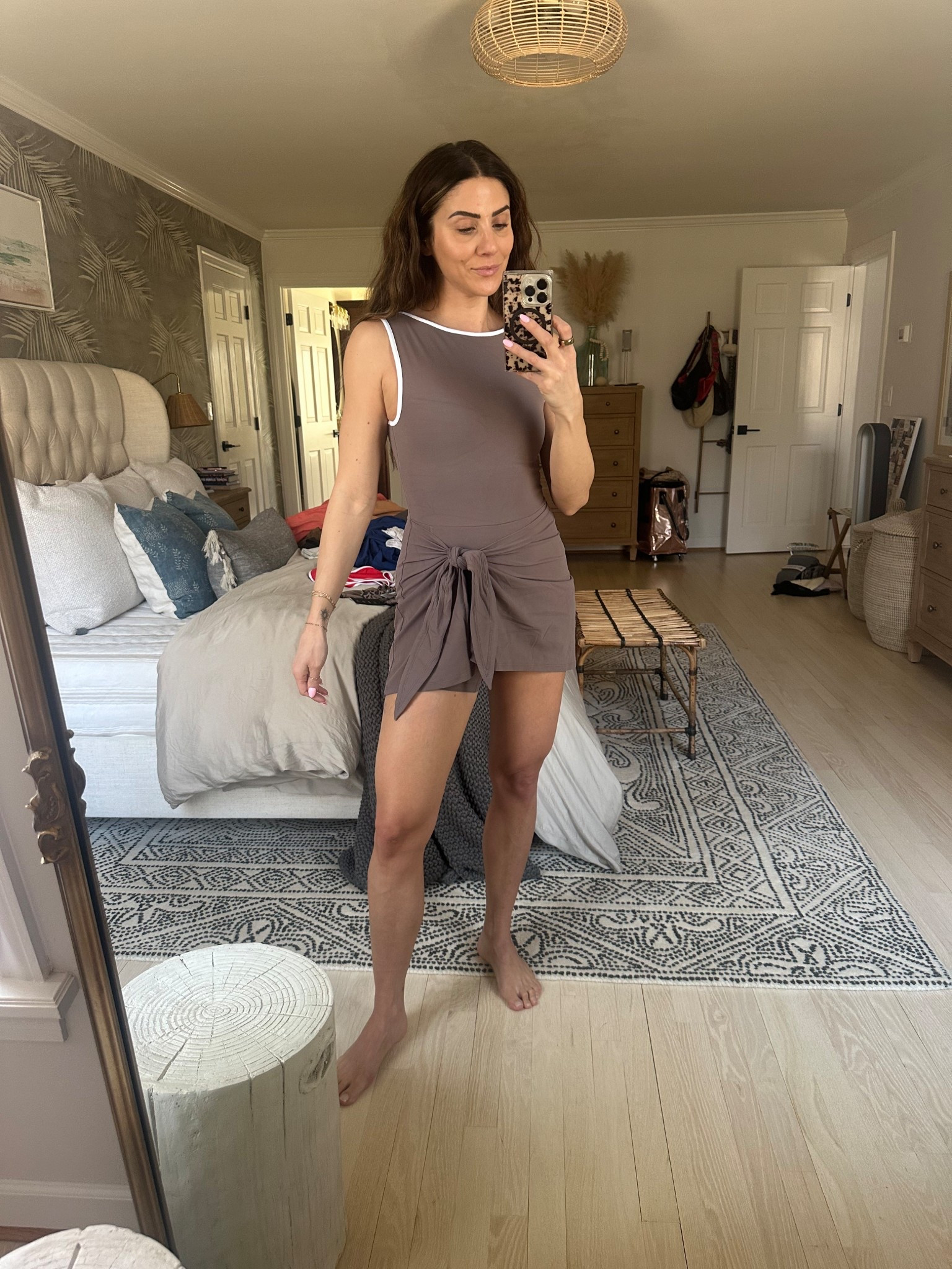 @abercrombie is 25% off through the LTK app! This YPB dress has shirts underneath (with a phone pocket) and built in cups! Can’t wait for the weather to warm up to wear it! Seen here in an XS. #abercrombiepartner