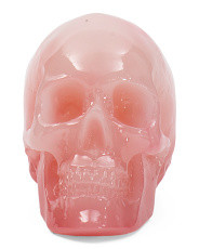 5.5in Marble Look Skull Decor | Marshalls