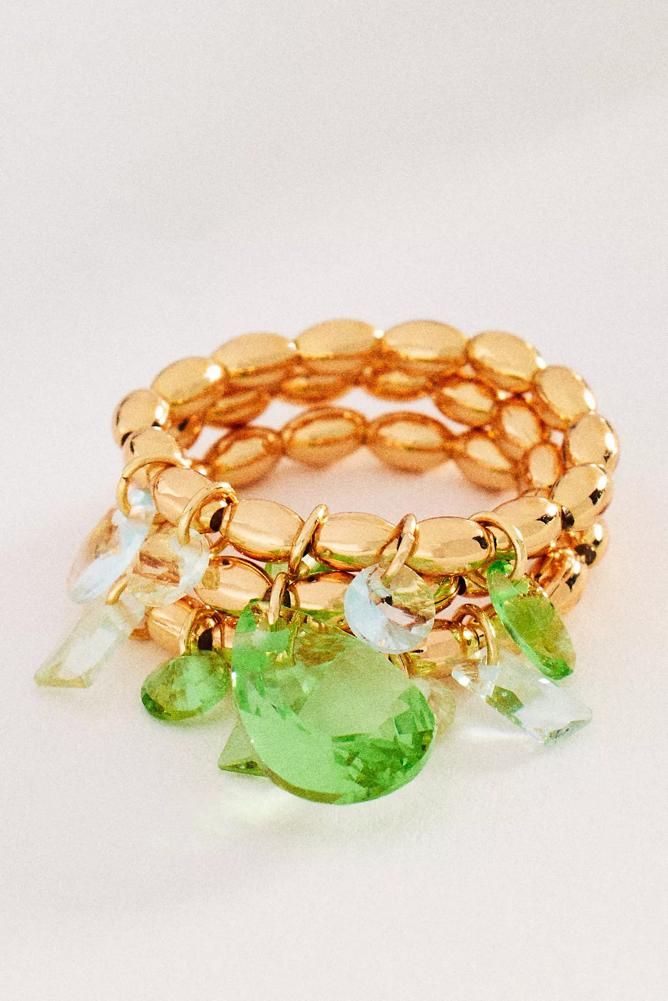 Crystal Stretch Rings, Set of 3 | Anthropologie (US)