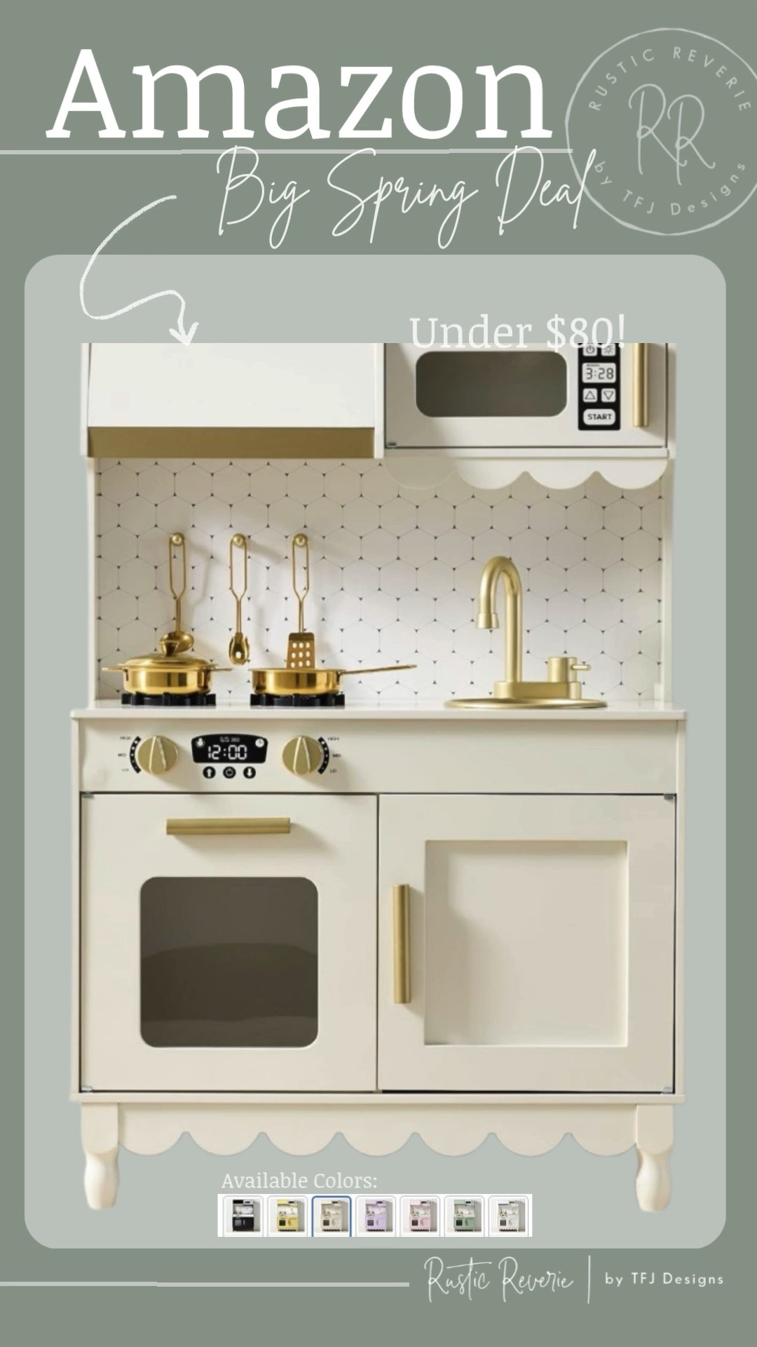 Sharing another BIG SPRING DEAL … this adorable wooden Play Kitchen is UNDER $80! 🏡 pretend play toddler little kid summer break playroom game room amazon creator favorites prime shipping montessori pre-k kinder 

#LTKSaleAlert #LTKKids