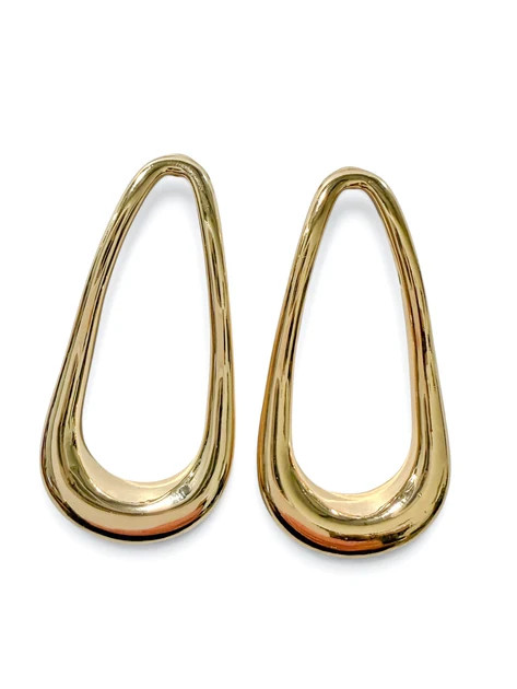 Caroline Gold Teardrop Earring | The Willow Tree
