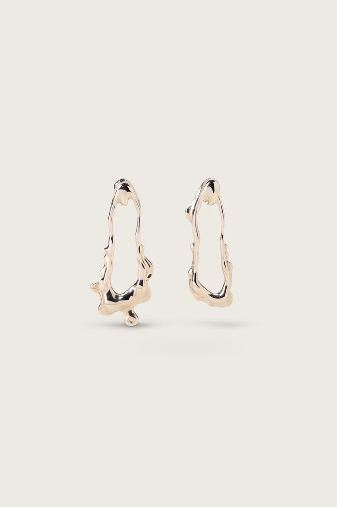 AMINAH EARRING - SHINY SILVER | Cult Gaia - US