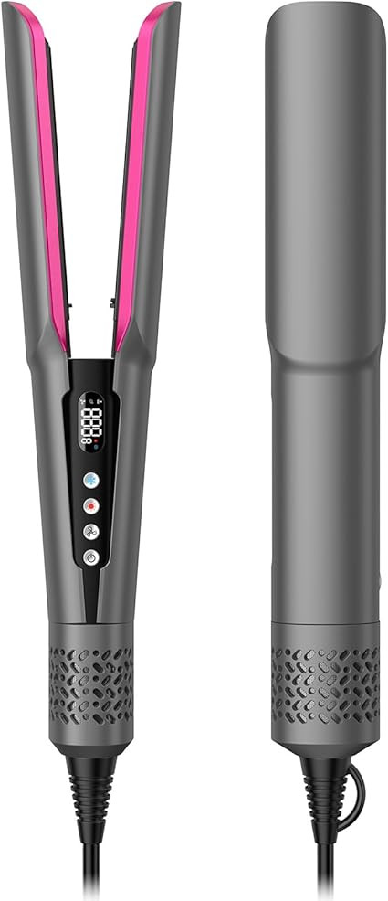 slopehill 2-in-1 Hair Straightener and Blow Dryer, Professional Flat Iron with High-Speed Airflow... | Amazon (US)