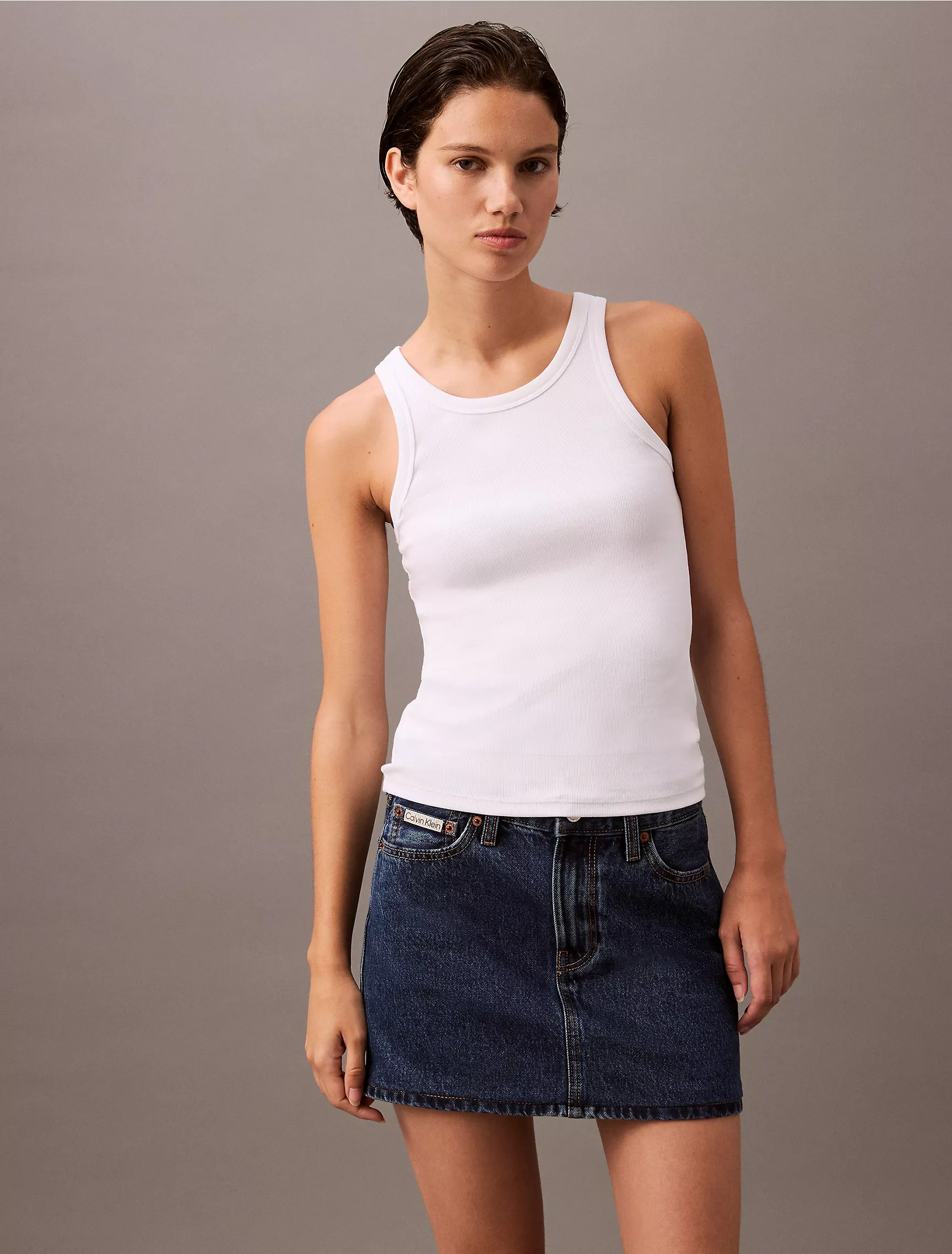 Cotton Contour Rib Tank | Calvin Klein (US)