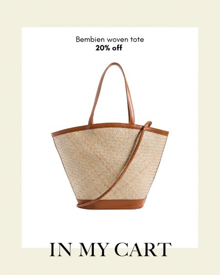 Such a beautiful woven summer bag—20% off right now at Shopbop

Bembien, design handbag, summer tote

#LTKsalealert #LTKitbag #LTKworkwear