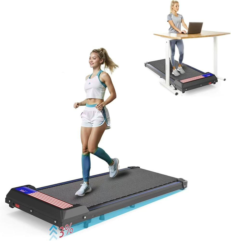 3 in 1 Portable Treadmill and Walking Pad, with Incline for Home/Office, Remote Control and LED D... | Amazon (US)
