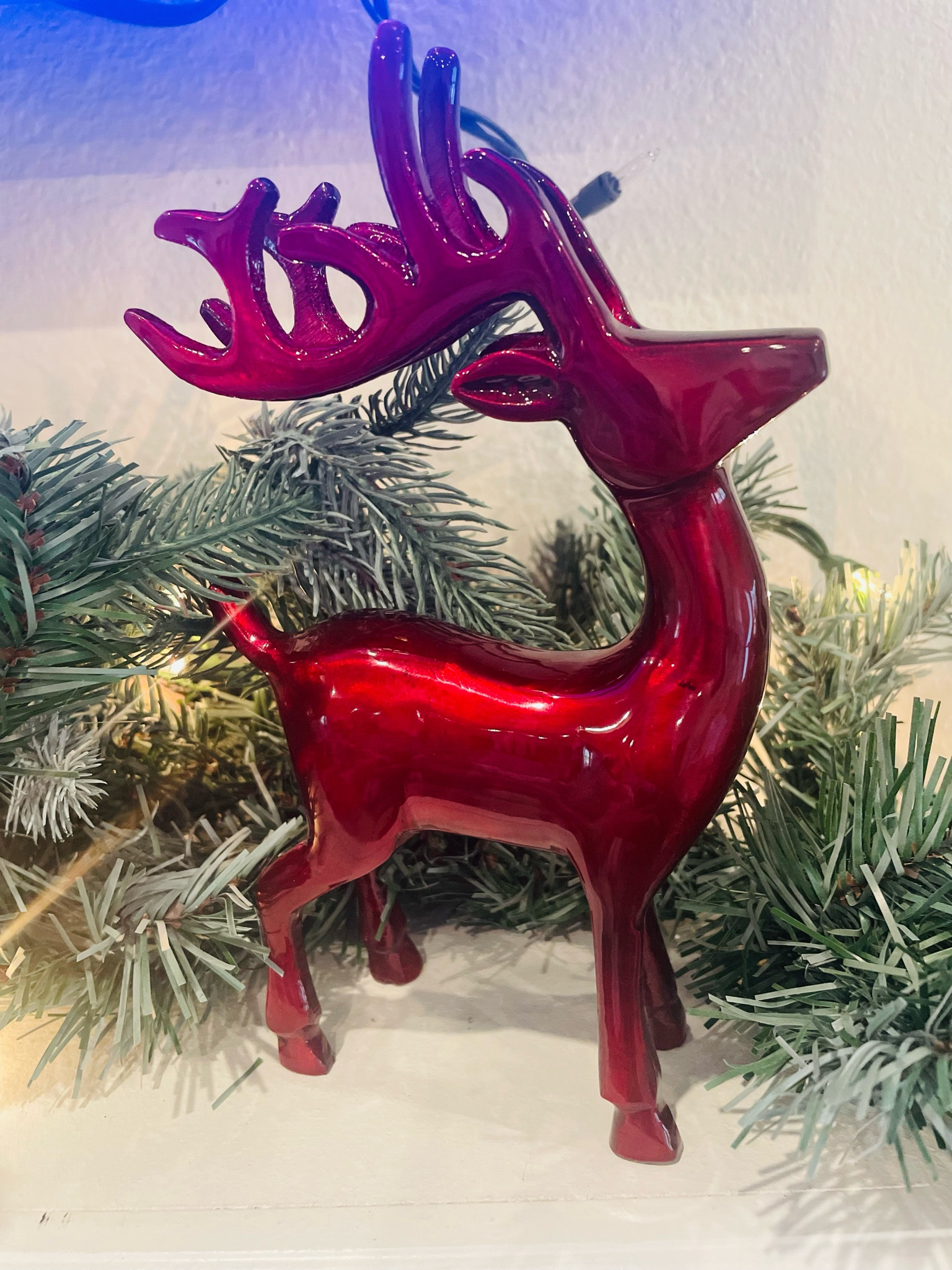 Reindeer figurines Christmas decorations 

#LTKHoliday #LTKhome #LTKsalealert