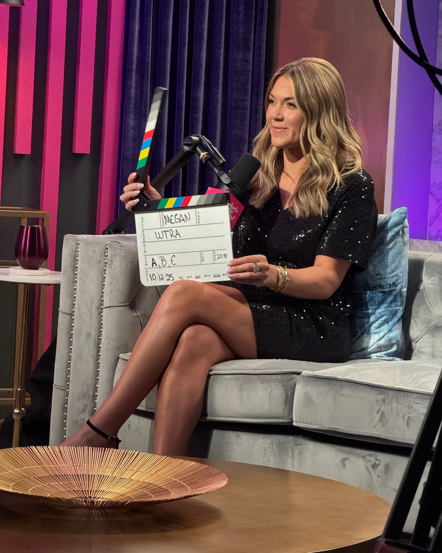 Filming day glam ✨ Wearing my favorite kind of look — all things sparkle! Linking similar styles to this black sequin dress I wore while recording a new What’s the Reality episode with AD 💫

#LTKSaleAlert #LTKHoliday #LTKStyleTip