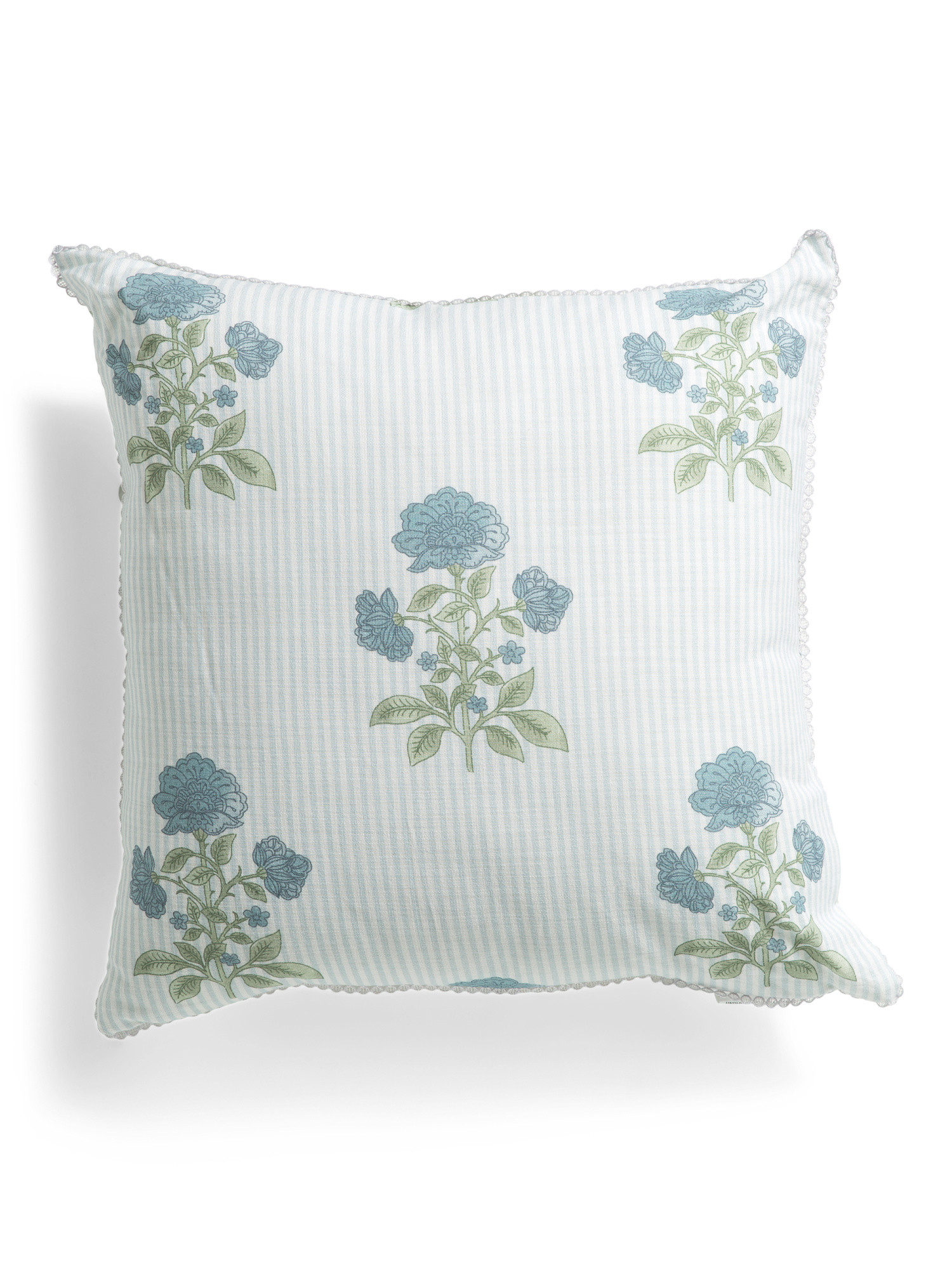 20x20 Painted Block Print Stripe Pillow | TJ Maxx