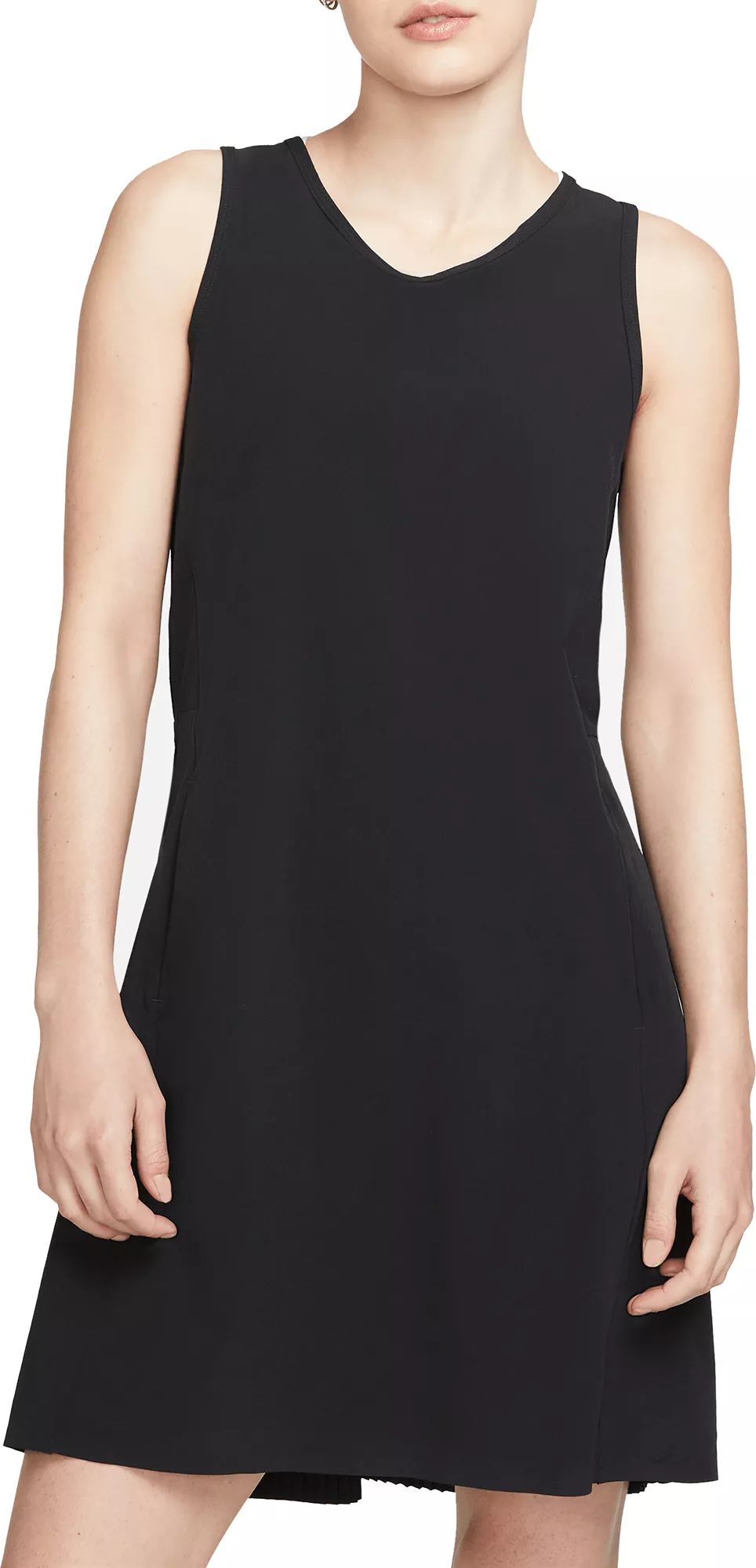 Nike Women's Sleeveless Dri-FIT Ace Golf Dress, XS, Black | Golf Galaxy