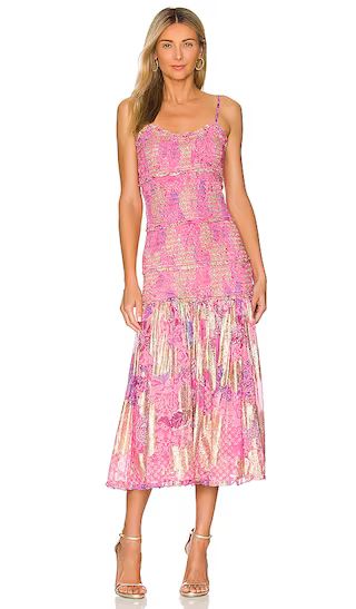 Midi Dress in Pink | Revolve Clothing (Global)