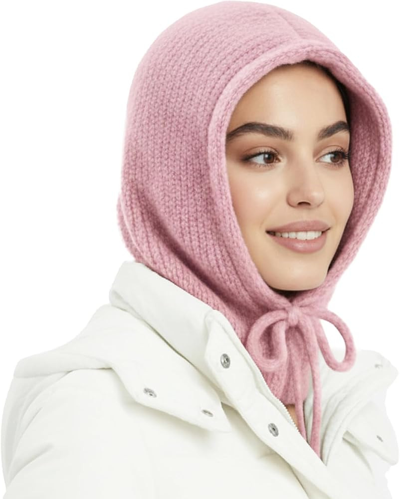 Hooded Scarf Beanie for Women Men Balaclava Scarves Hat for Fall Winter | Amazon (US)