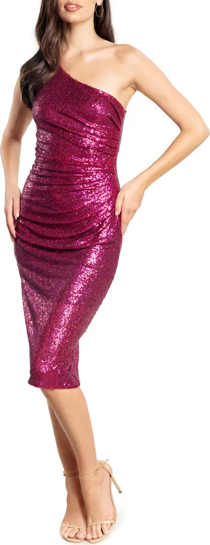 Dress the Population Martine Sequin One-Shoulder Dress | Nordstrom | Nordstrom