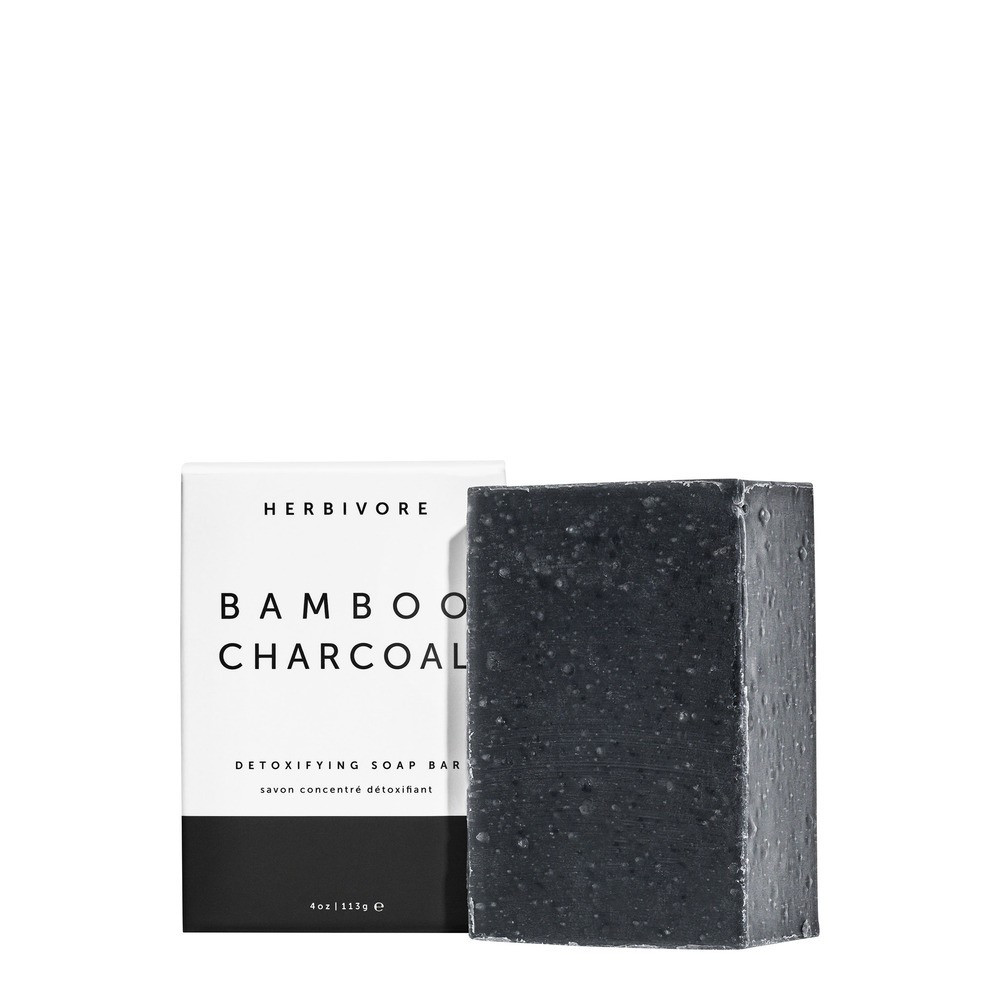 Herbivore Botanicals Bamboo Charcoal Soap Bar | goop