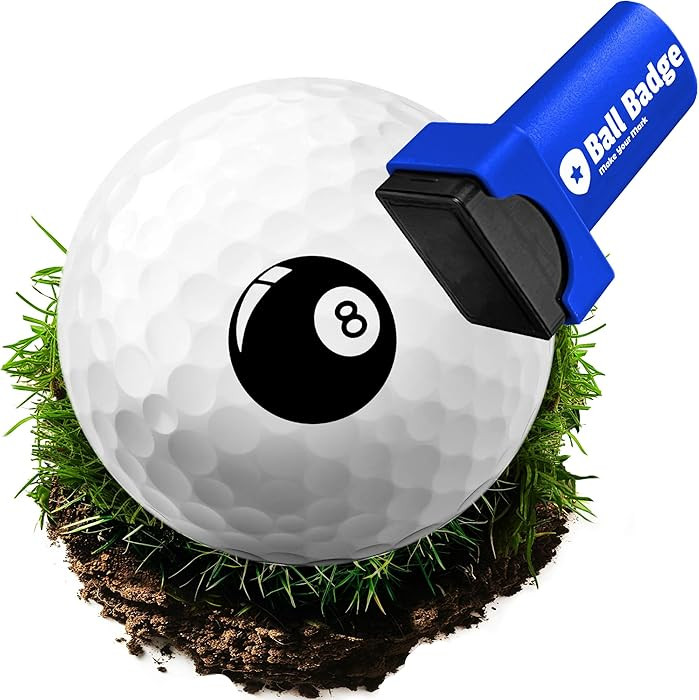 Ball Badge - Golf Ball Stamp (The Icon Series), Golf Ball Marker, Reusable Golf Ball Marking Tool... | Amazon (US)