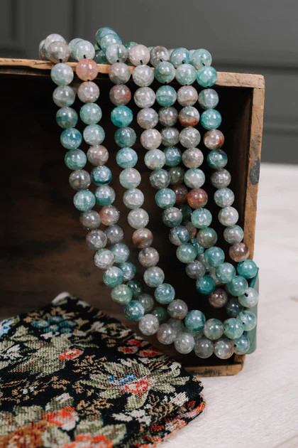 Carla Jasper Smooth Bead Statement Necklace | The Willow Tree