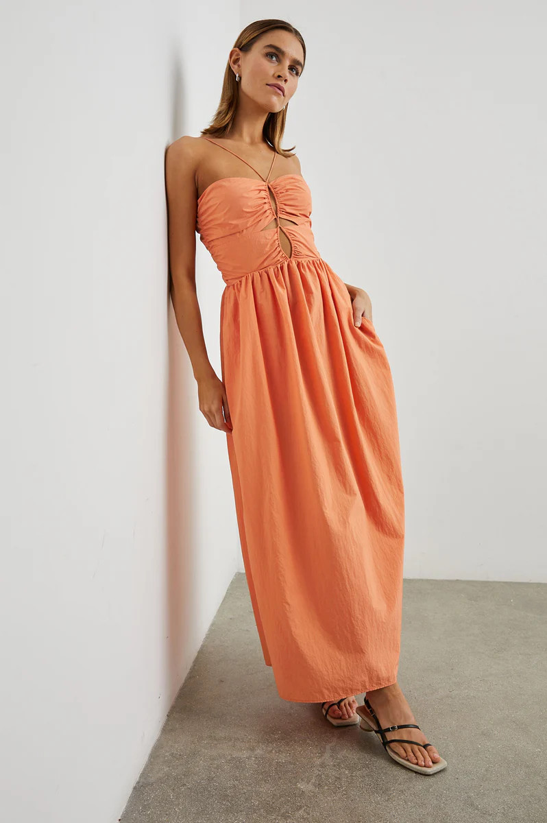 SILVIA DRESS - PAPAYA | Rails UK