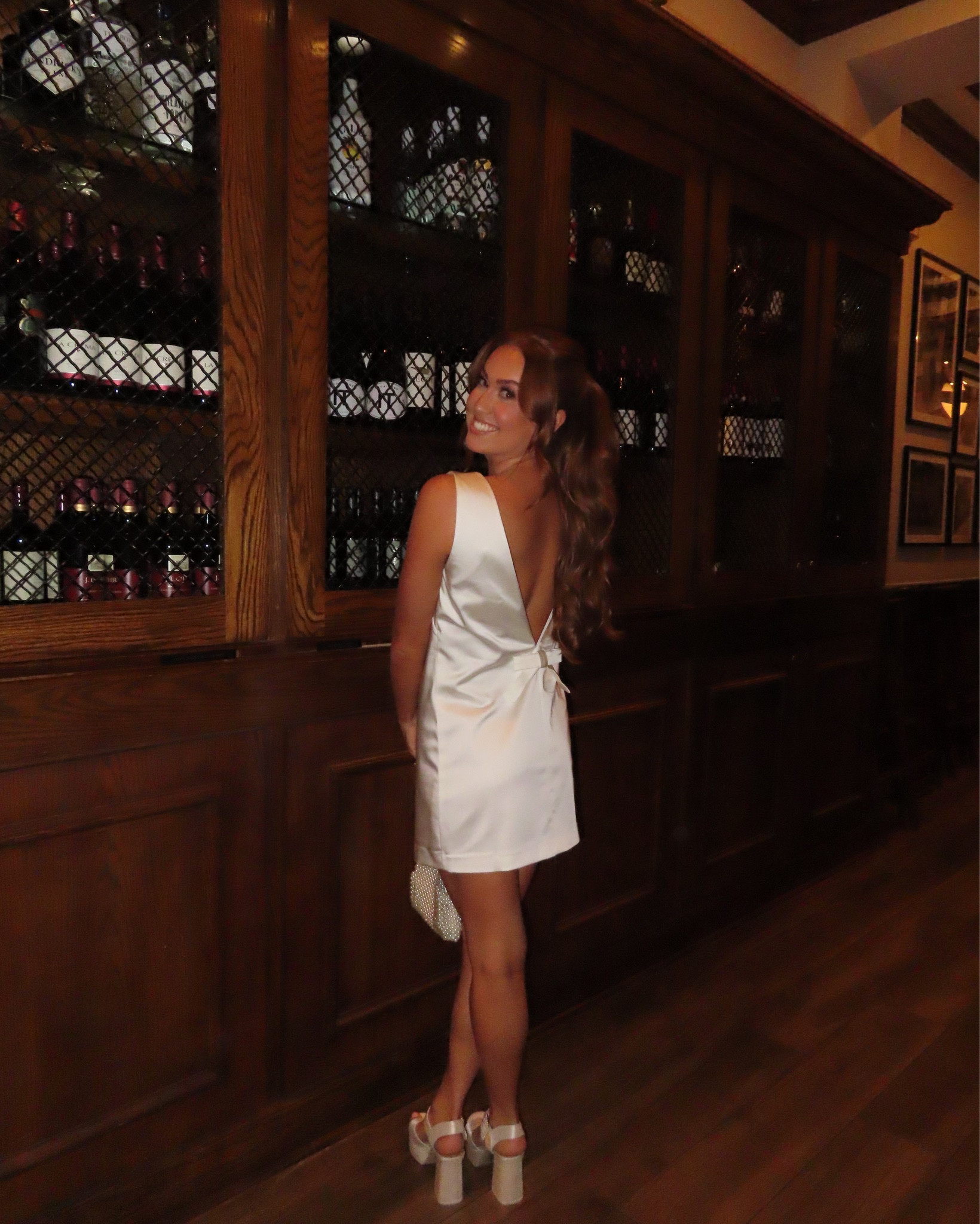 Wearing the cutest white classy dress for my rehearsal dinner 🤍🥂 wearing a size xs - ON SALE! 

#LTKStyleTip #LTKSaleAlert #LTKWedding