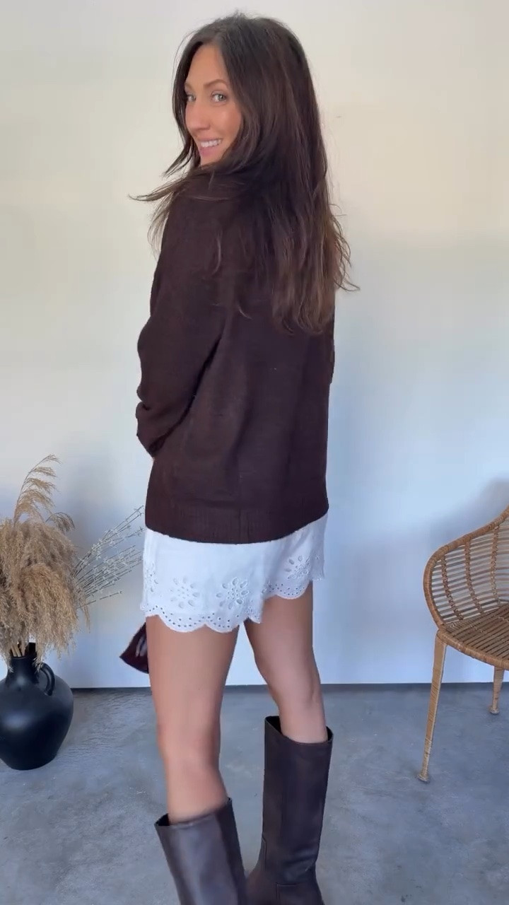 Boots are back! Wearing small sweater

#LTKootd #LTKdayinmylife #LTKmomlife