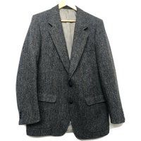 Moores Harris Tweed Men's 42 Long Gray Blazer Scottish Wool Sports Jacket | Etsy (US)