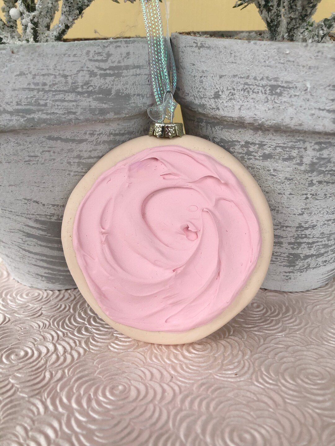 Sugar Cookie Christmas Ornament | Bakery Christmas Ornaments | no sprinkles | Etsy (US)