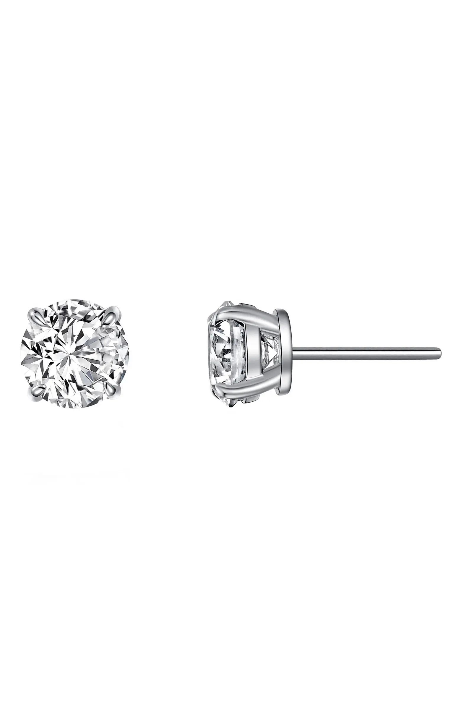 Lafonn Simulated Diamond Solitaire Stud Earrings | Nordstrom | Nordstrom