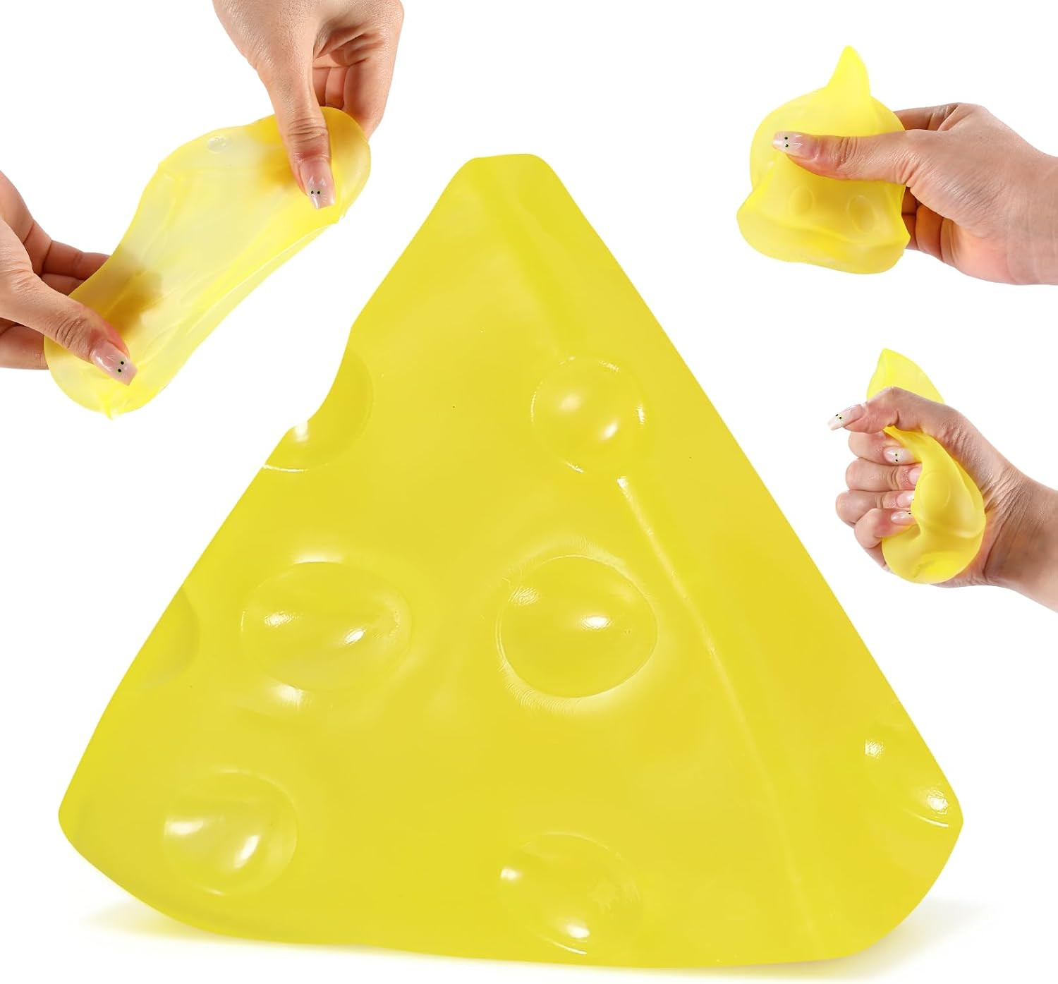 Coconut Oil Squishy,Cheese Squishies, Stress Relief Fidget Squeeze Toys,No Rebound | Amazon (US)