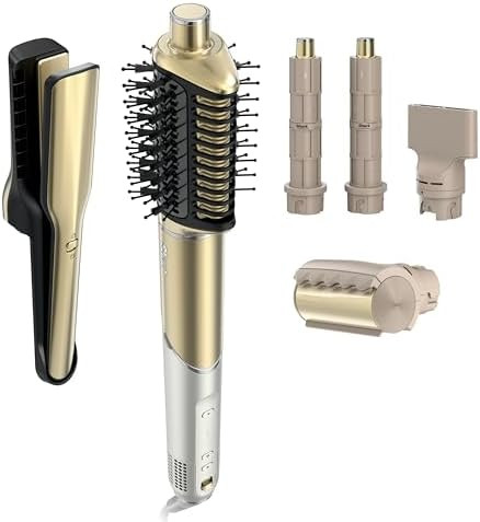 Shark Glam Ceramic & Powerful Air Styling & Drying System, with Silki Straightener & Shark Glossi... | Amazon (US)