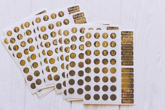Marble Sticker, Marble Dates, Marble Set, Marble Foil Sticker, Gold Foil Stickers, Gold Foil Planner | Etsy (US)