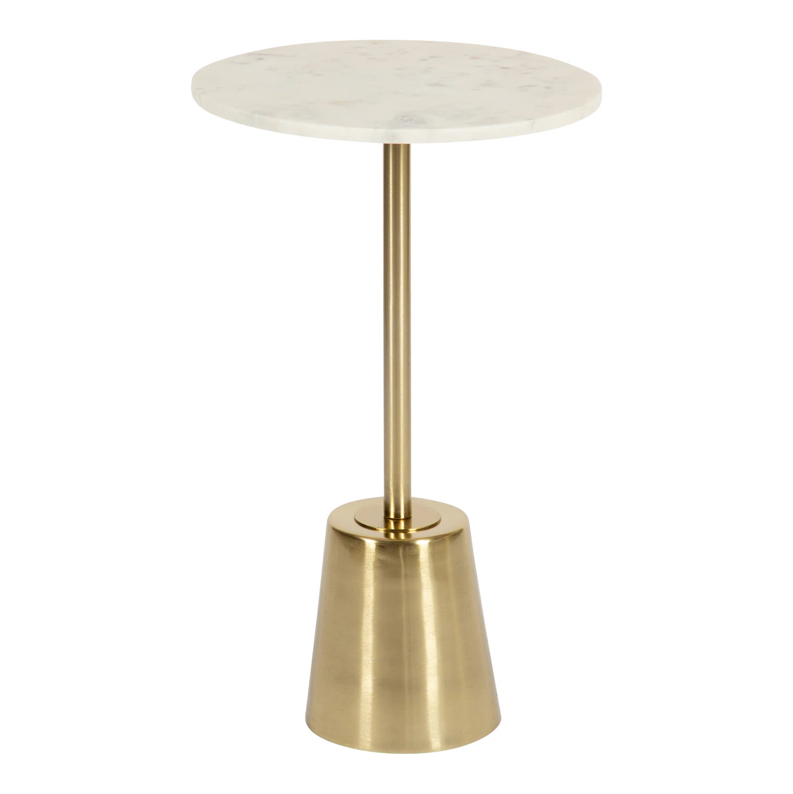 Mercer41 Cemil Genuine Marble Pedestal End Table & Reviews | Wayfair | Wayfair North America