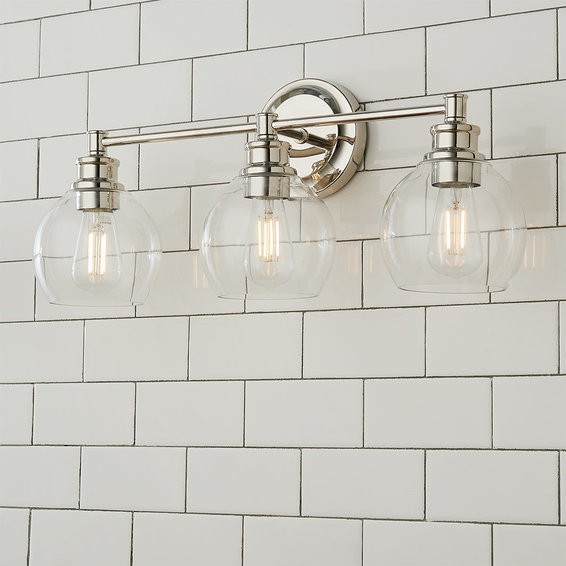 Volta Glass Vanity Light - 3 Light | Shades of Light