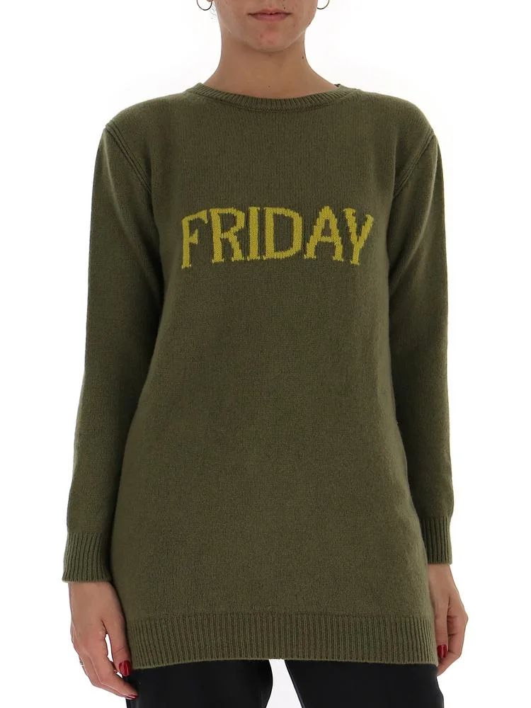 Alberta Ferretti Friday Mini Sweater Dress | Cettire Global