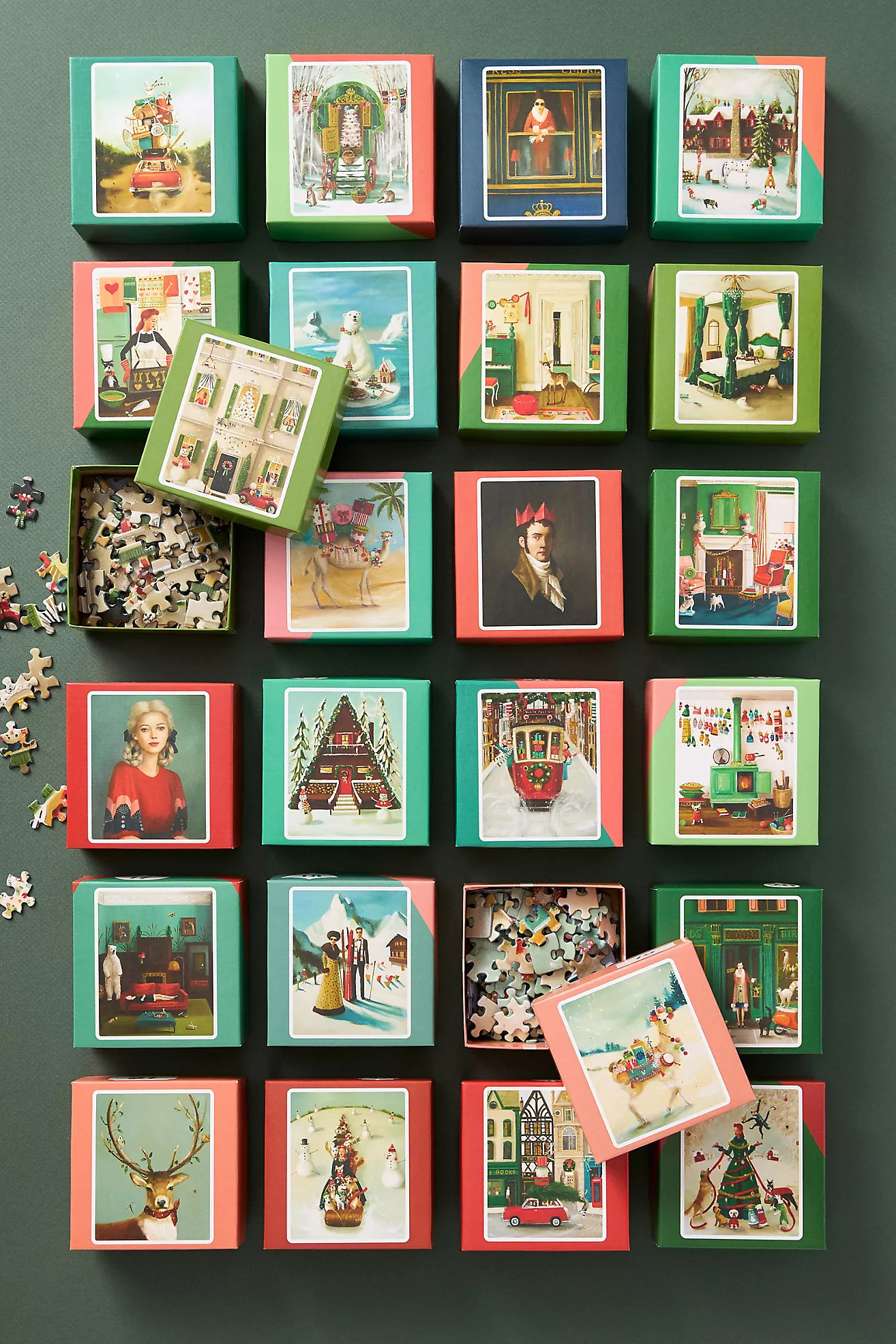 New York Puzzle Company Janet Hill Advent Calendar | Anthropologie (US)
