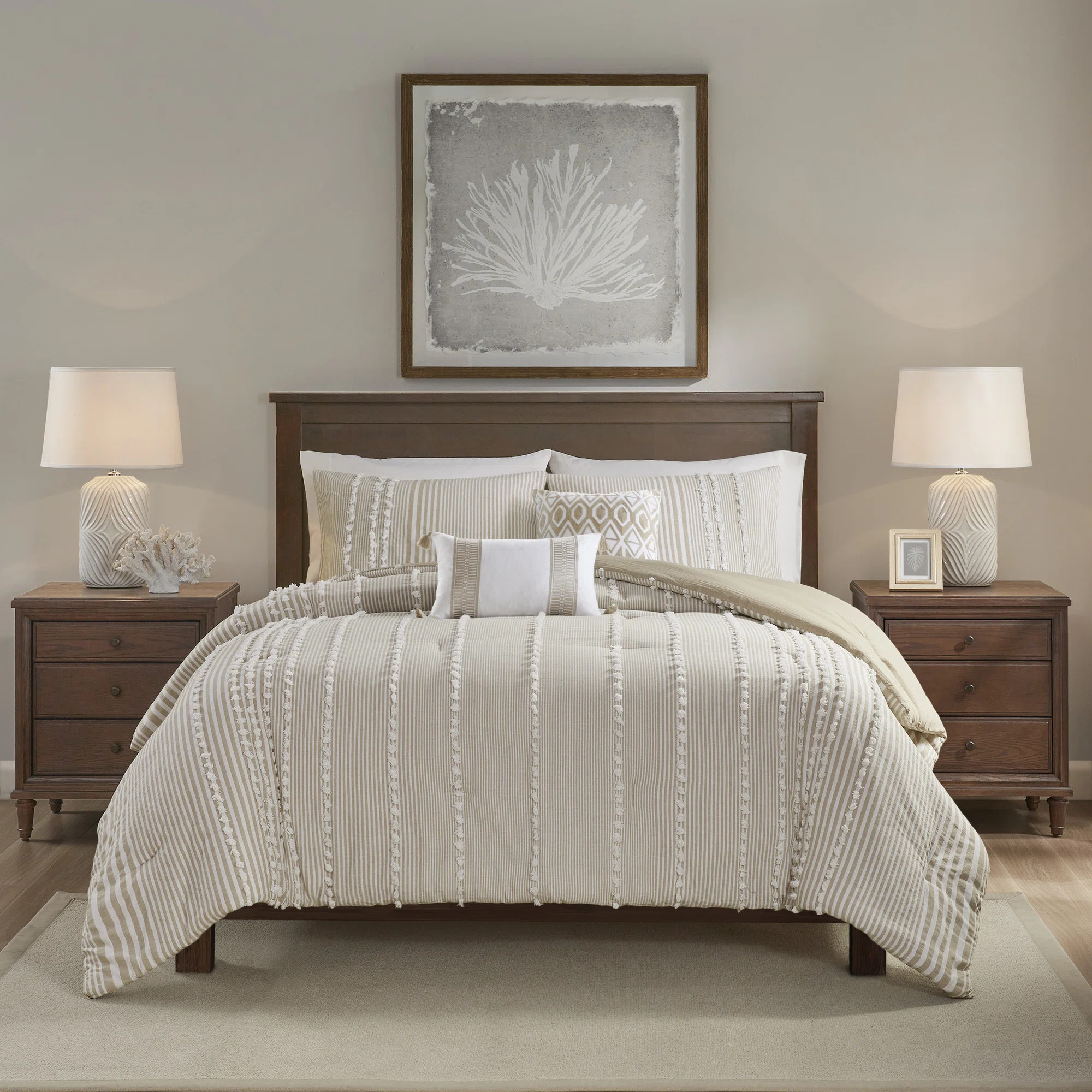 Harbor House Anslee 3 Piece Cotton Yarn Dyed Comforter Set & Reviews | Wayfair | Wayfair North America