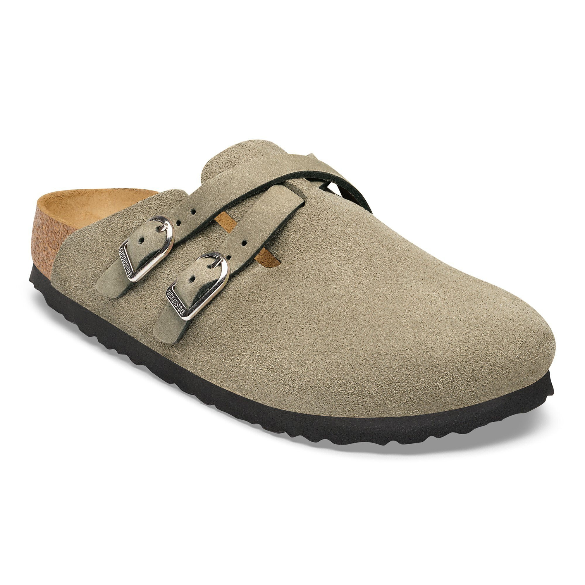 Blair Suede Leather Taupe Clogs | Birkenstock USA