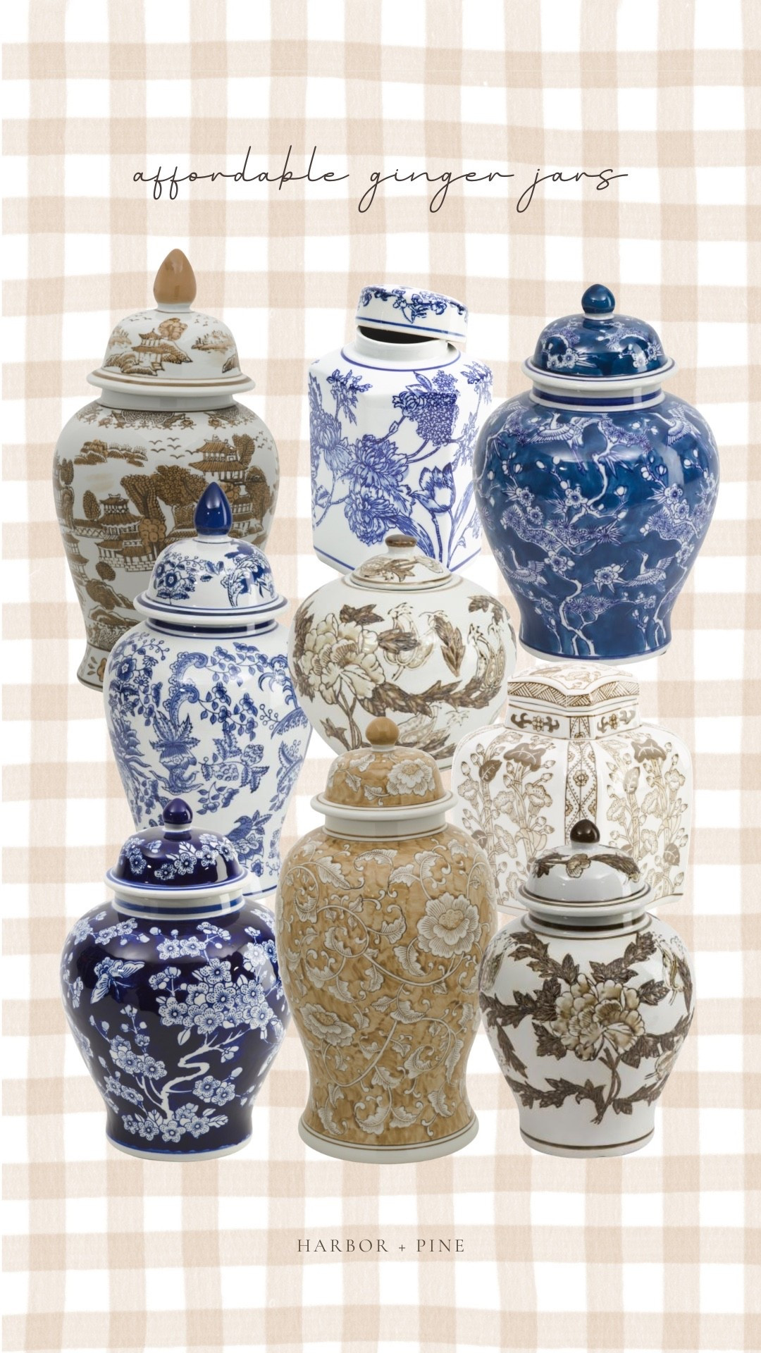 Affordable ginger jars!! Idk why it never occurred to me to order any online, but there are a ton of cute options!

#LTKHome #LTKSeasonal #LTKSaleAlert