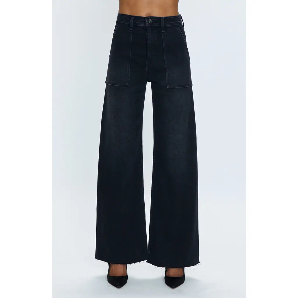 Pistola Penny Wide Leg Utility Jeans in Collins at Nordstrom, Size 27 | Nordstrom