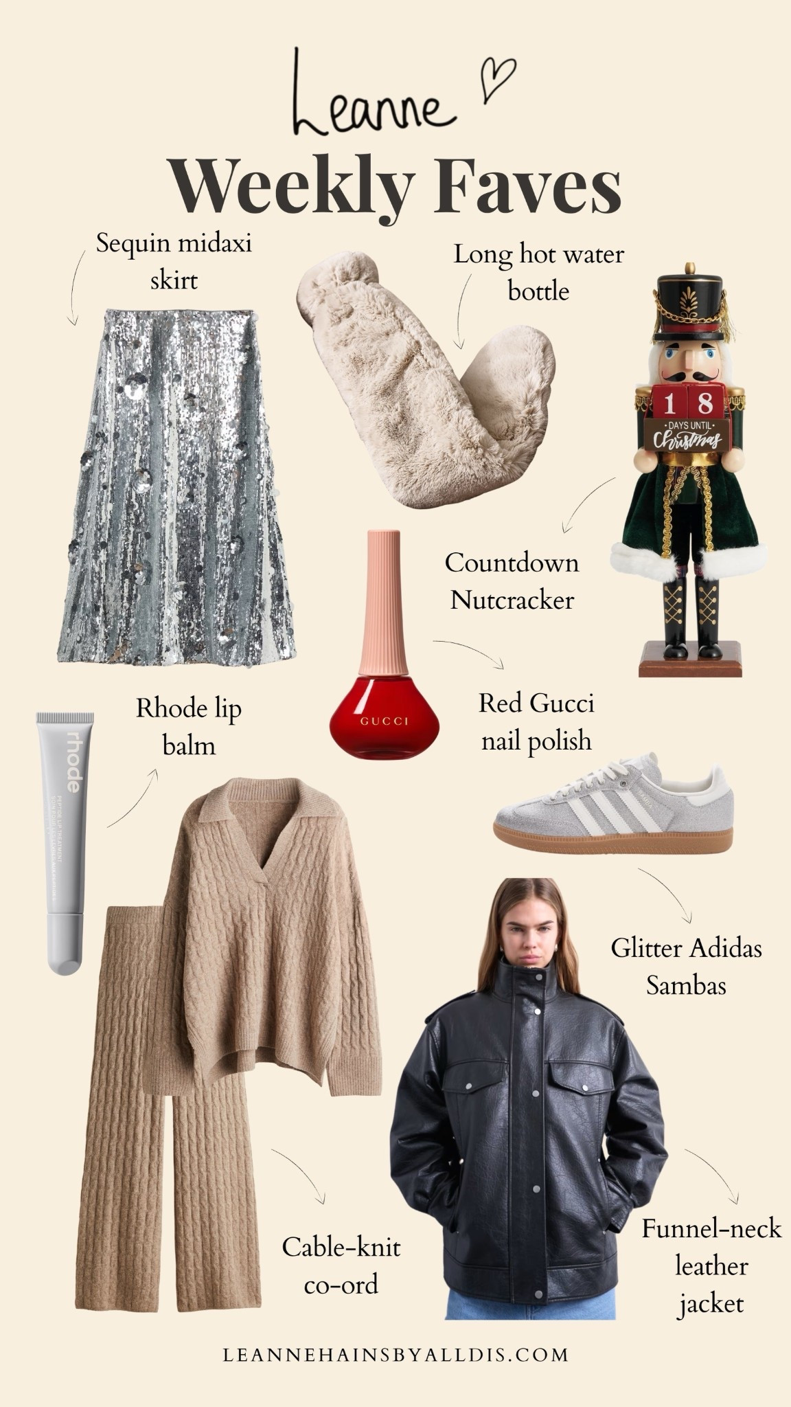 Weekly faves ✨

Rhode, Gucci, sequin skirt, hot water bottle, The White Company, leather jacket, funnel neck jacket, Sambas, Christmas decorations

#LTKgiftguide #LTKwinter #LTKfestive