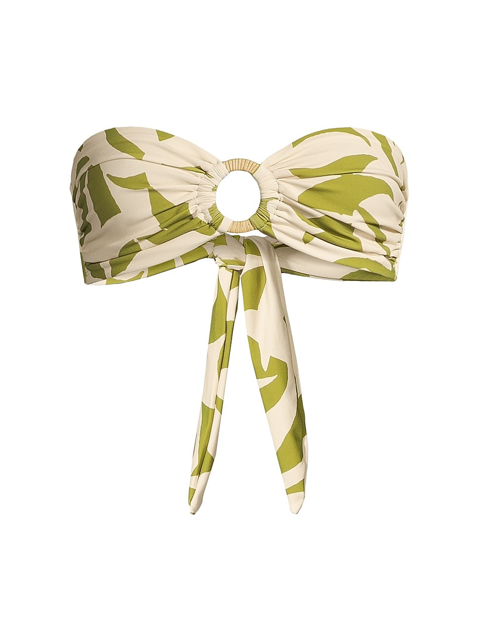 Women's Flora Sandra Strapless Bikini Top - Pistachio Multi - Size Small - Pistachio Multi - Size Sm | Saks Fifth Avenue