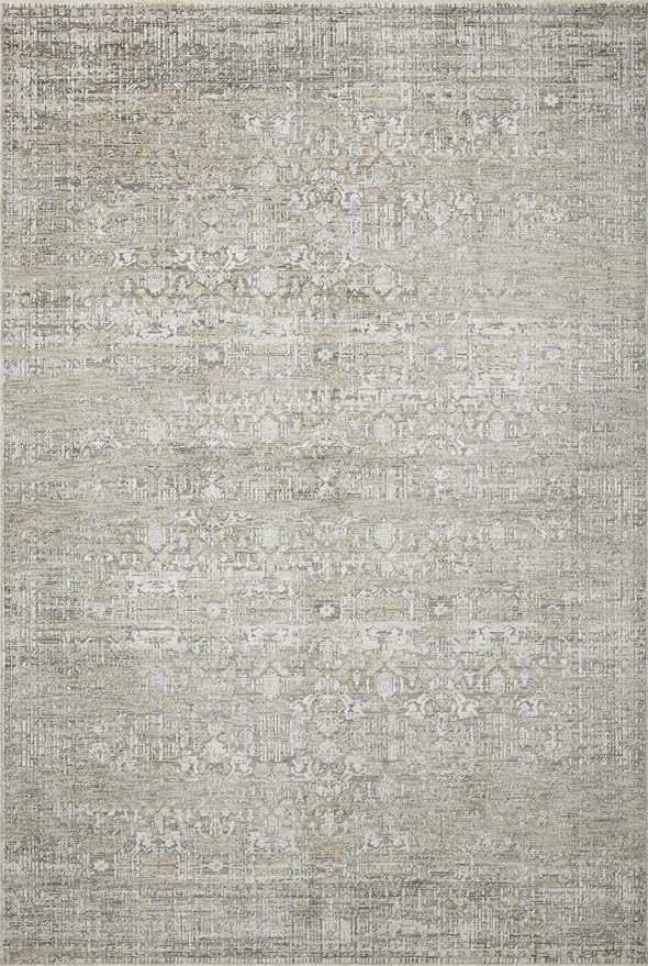 Loloi Amber Lewis Honora Collection HON-04 Grey/Beige 6'-7" x 9'-2" Area Rug | Amazon (US)