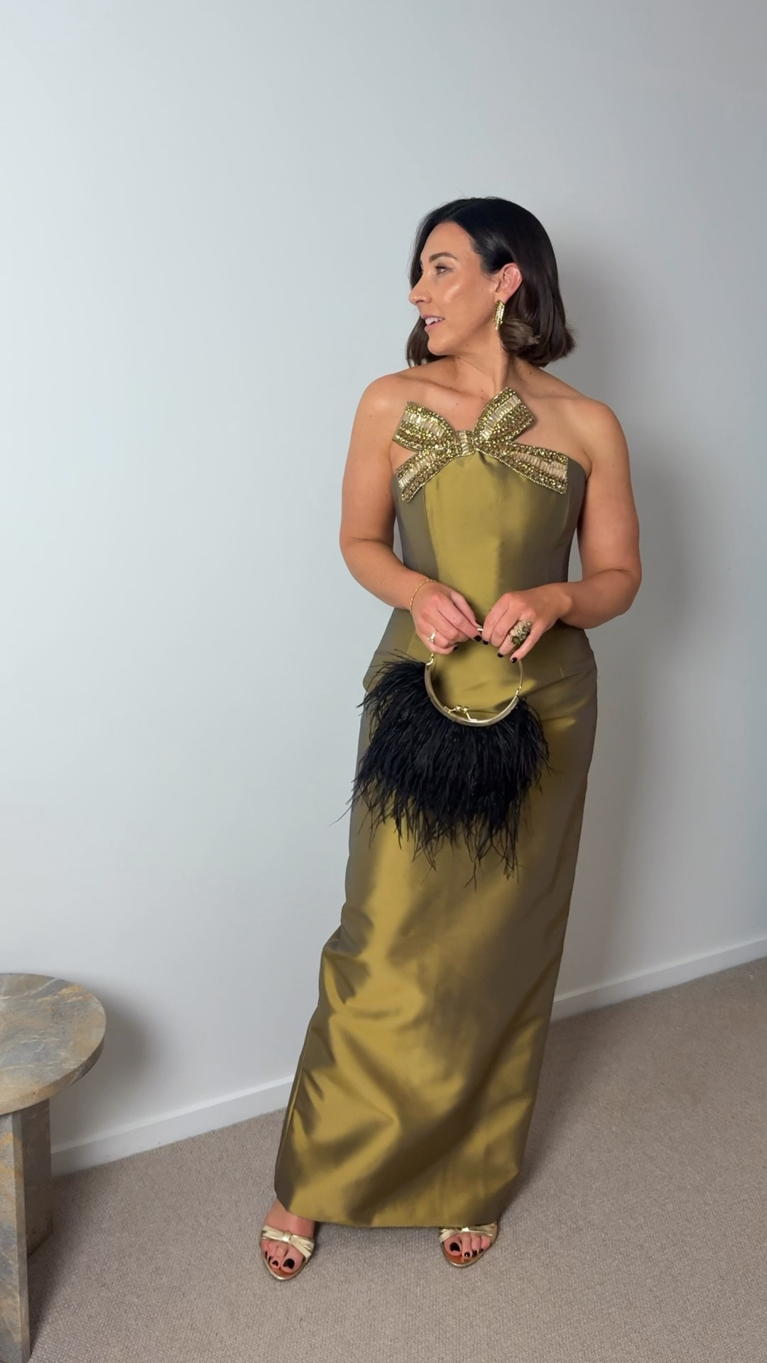 Gleaming in gold