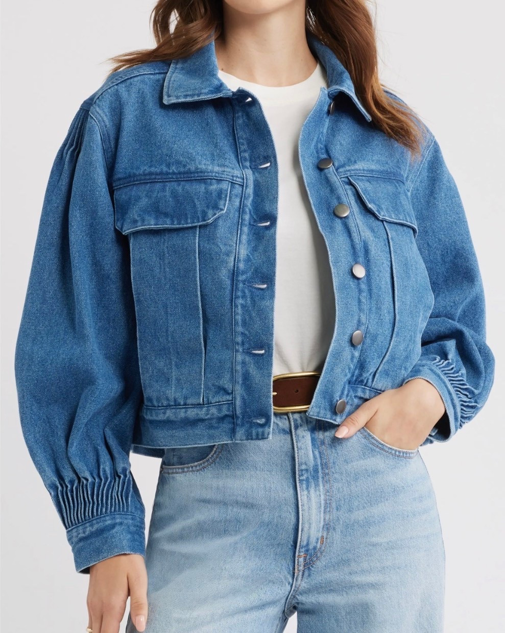 Denim jacket 
Nordstrom anniversary sale

#LTKSaleAlert