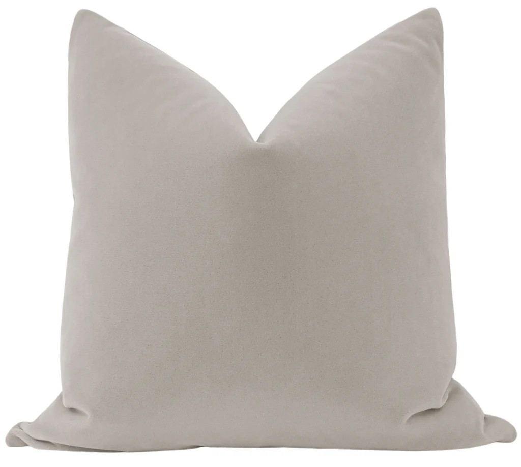 MOHAIR VELVET // DOVE GREY | LITTLE DESIGN COMPANY
