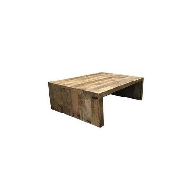 Solid Mango Wood Coffee Table Natural - Timbergirl | Target
