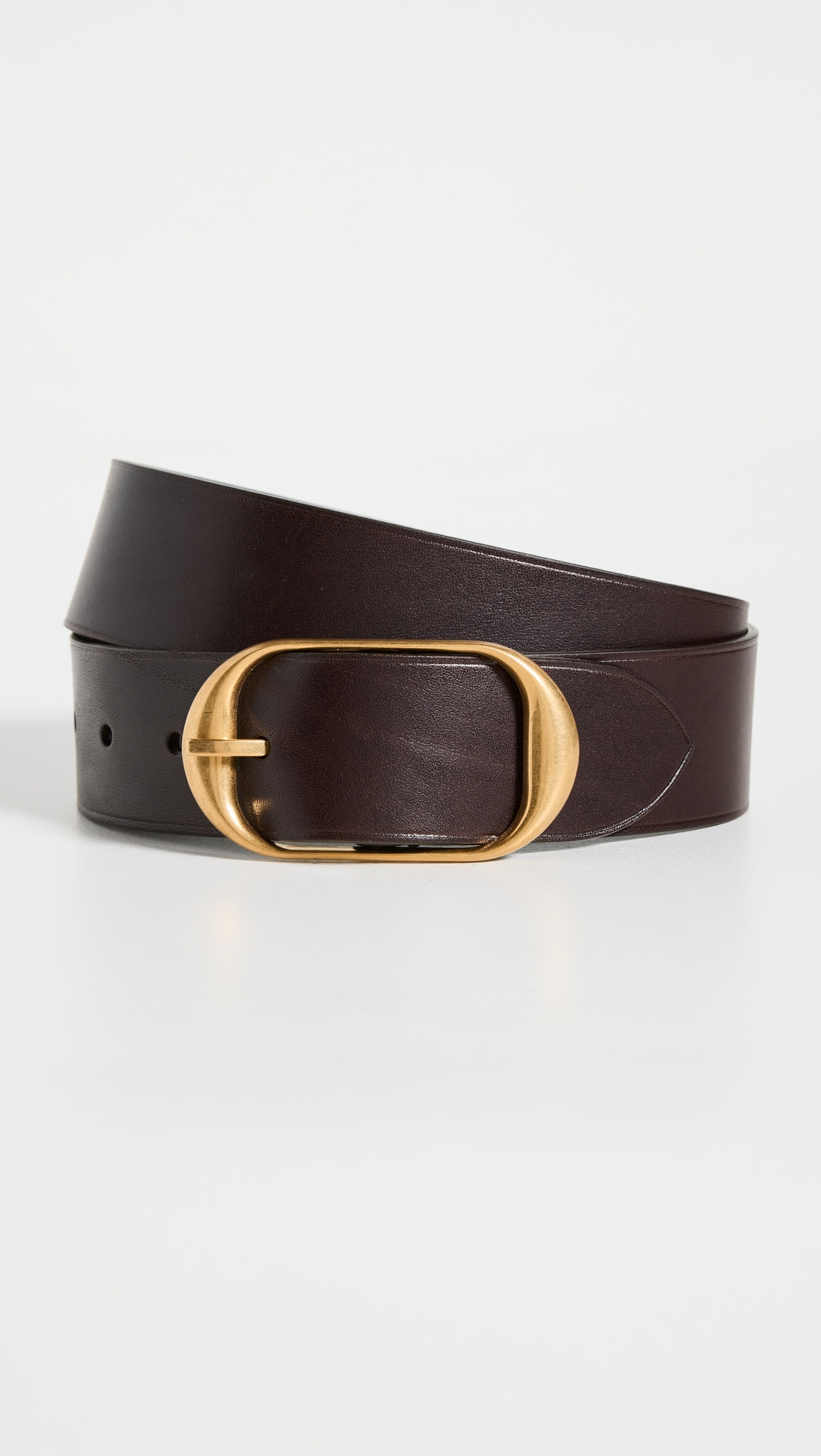 Nili Lotan Nili Belt Black/Antique Brass 90 | Shopbop